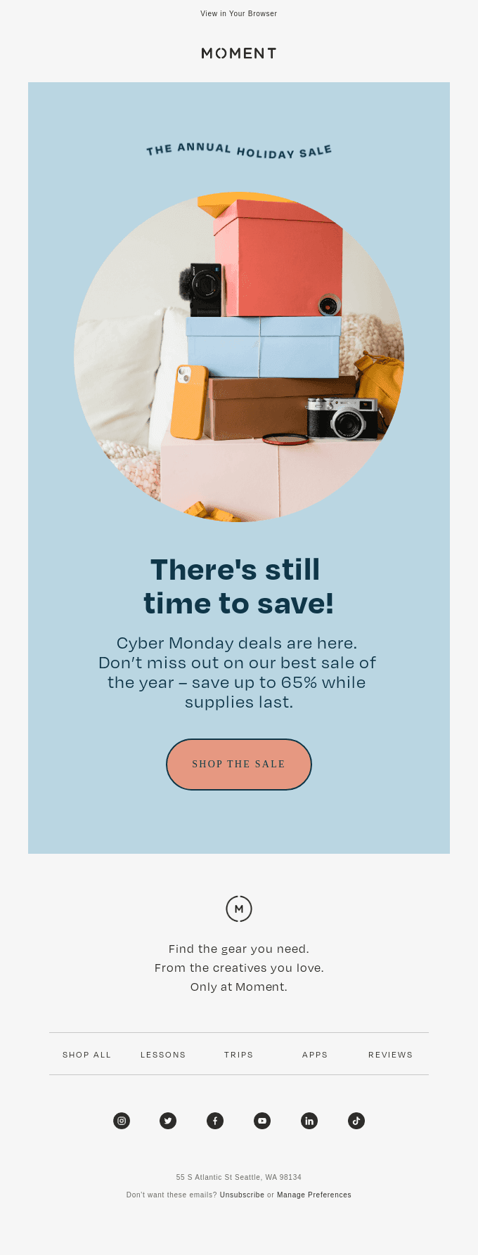 The Sale Goes on...
