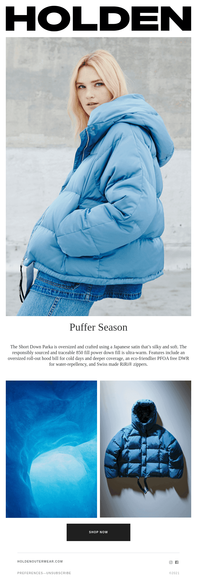 The Short Down Parka