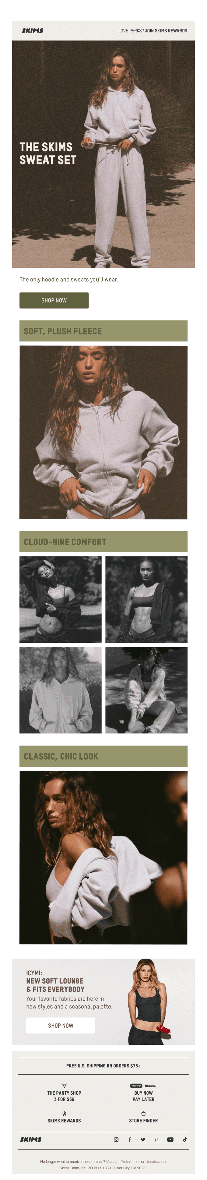 The SKIMS Sweat Set