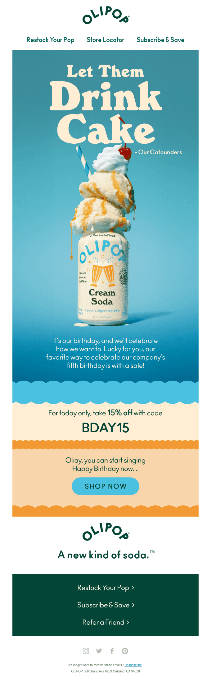 They say it’s our birthday ...