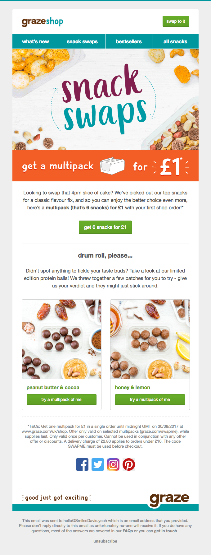 👉️ this way to snack swaps