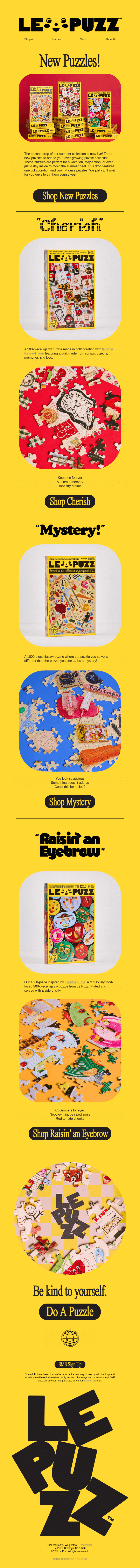 Three Brand-New Puzzles 🧩