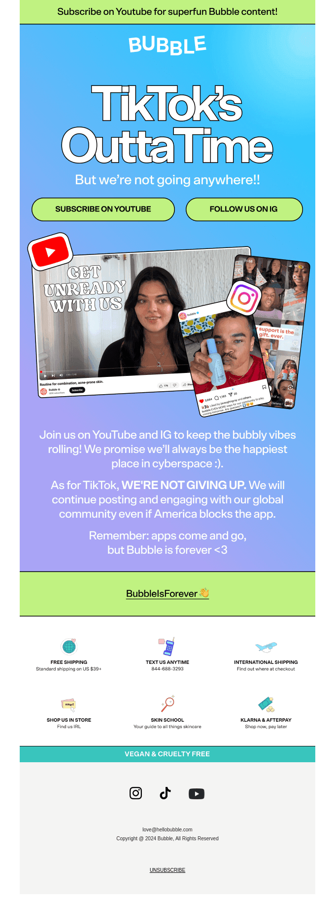 TikTok is dead.