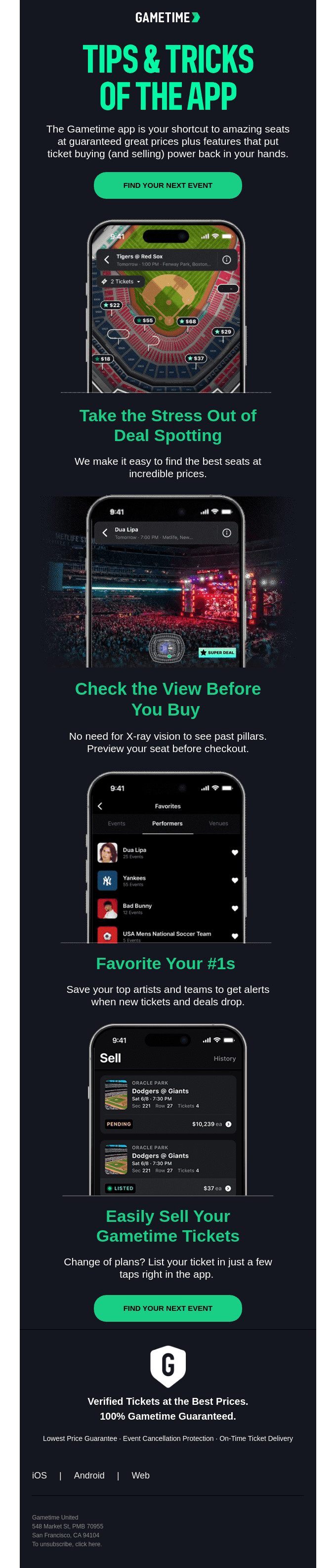 Tips and Tricks of Our App