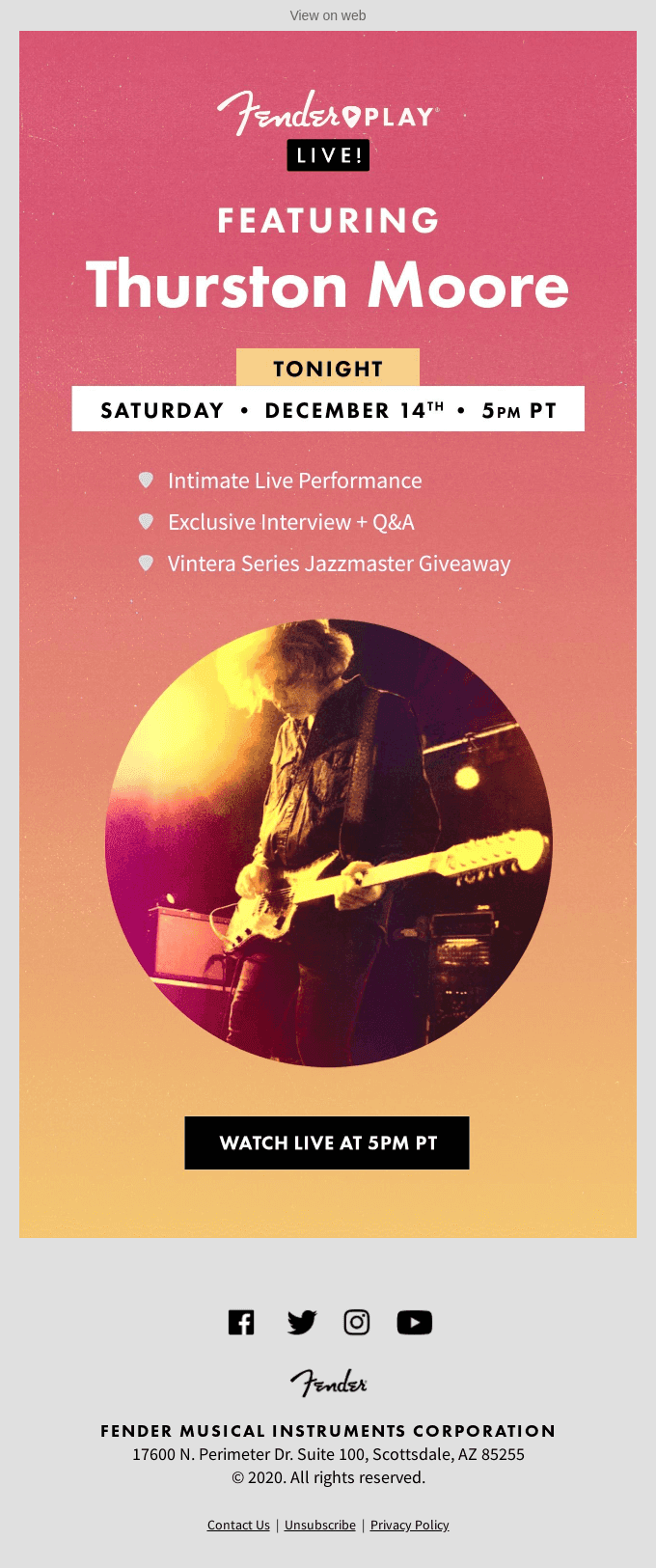 Tonight! Thurston Moore Live