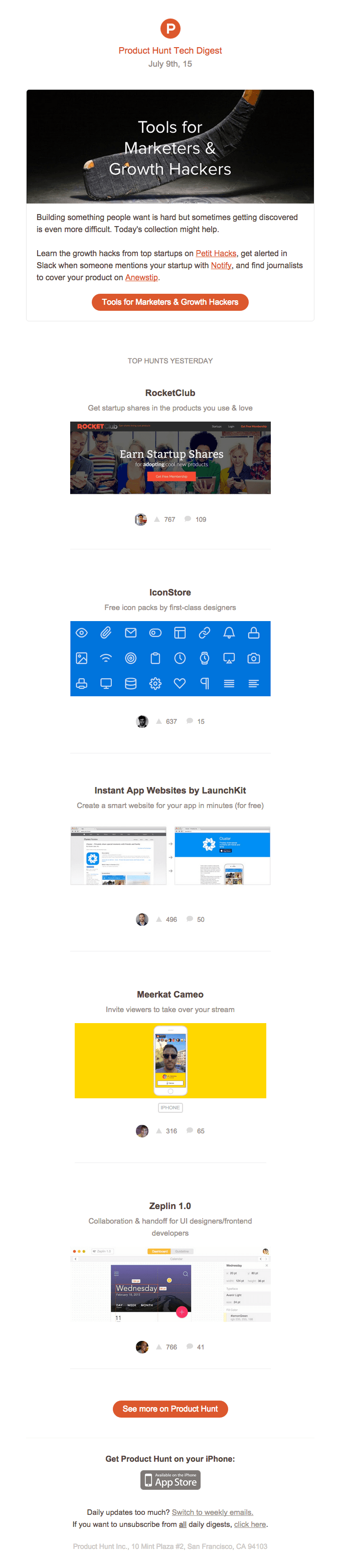 Tools for marketers & growth hackers