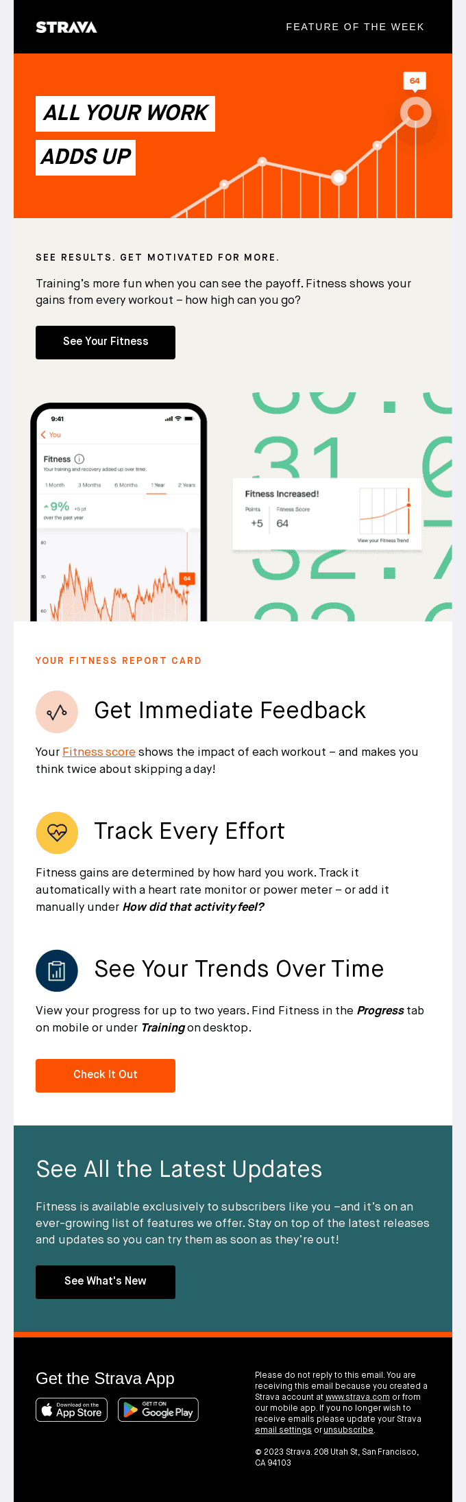 Track your gains 💪 with Fitness
