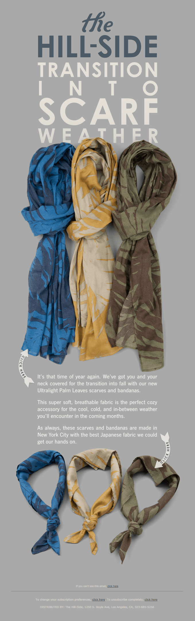 Transition Into Scarf Weather