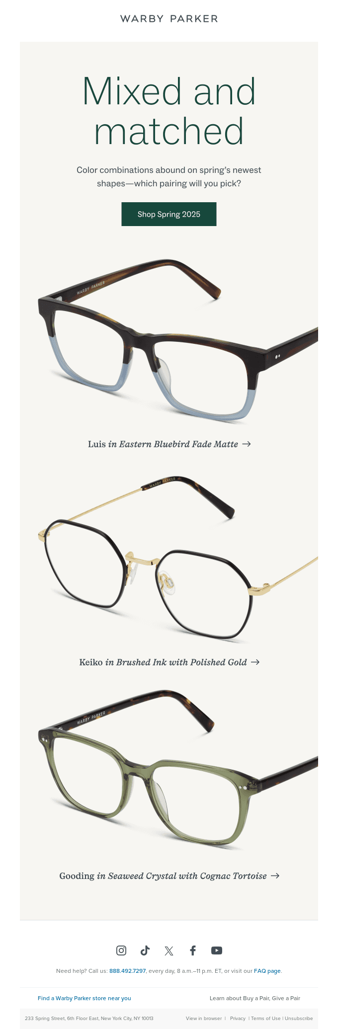 Try out a two-toned look