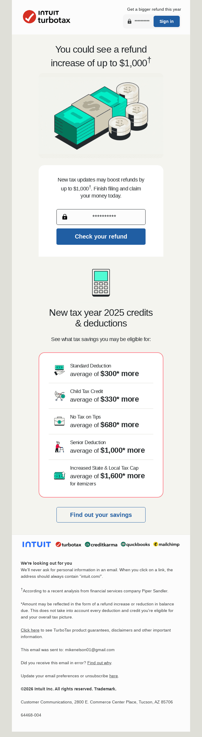 Your refund could be bigger