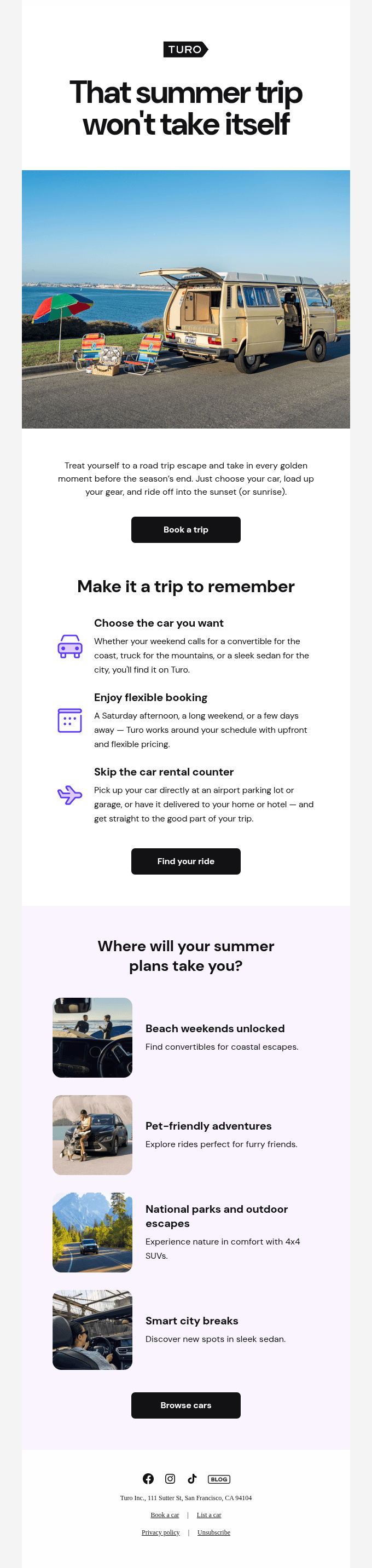 Summer waits for no one
