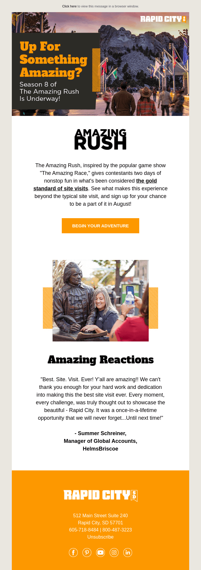 Up For Something Amazing?
