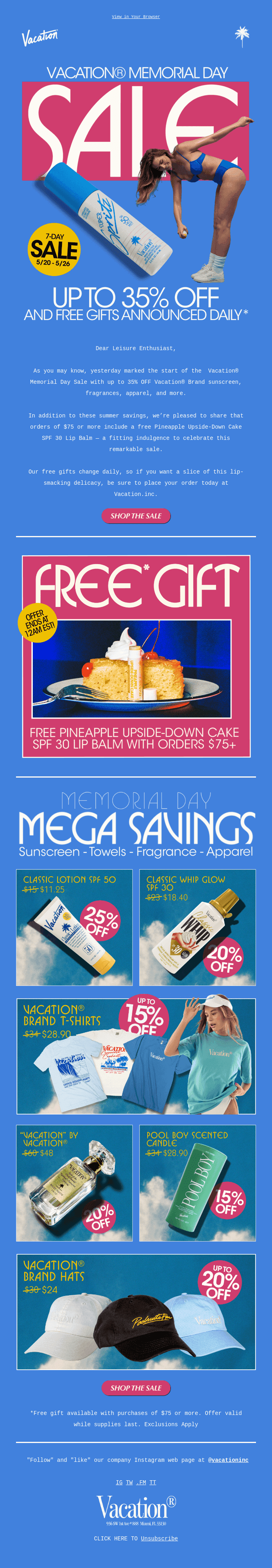 Up to 35% OFF SALE! 🏝️