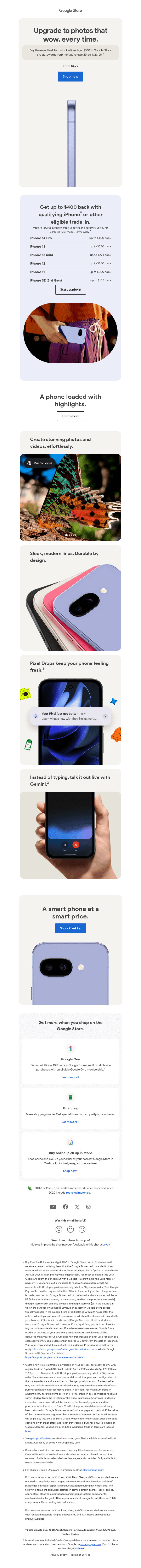 Upgrade to Pixel 9a
