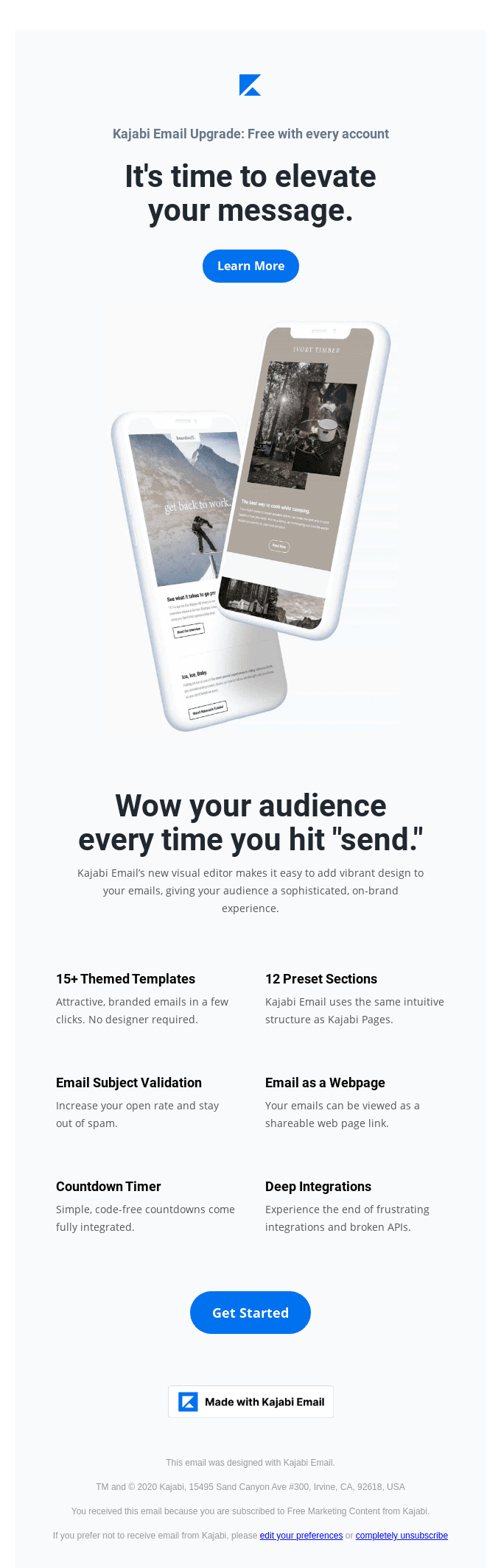 Upgraded Kajabi Email is Here!