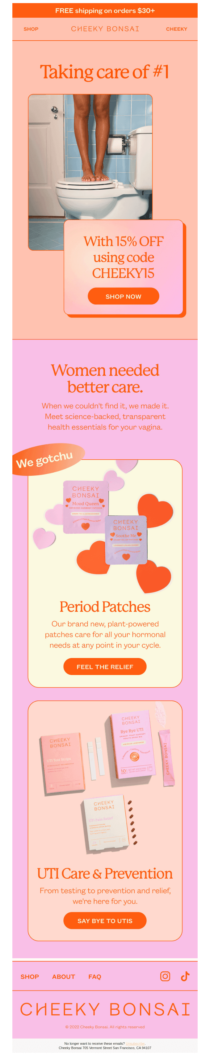 Vaginal health? Check.