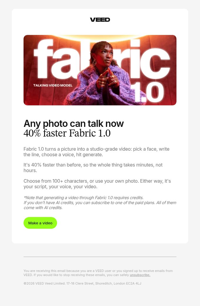 Fabric 1.0: now 40% faster