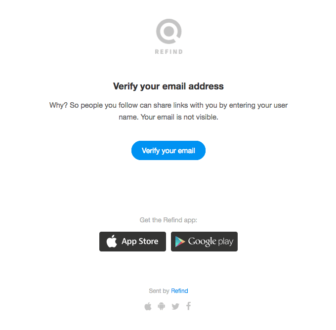 Verify your email address