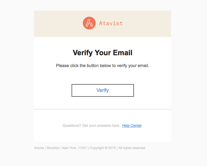 Verify Your Email