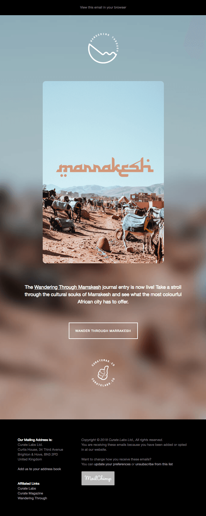 Wandering Through Marrakesh