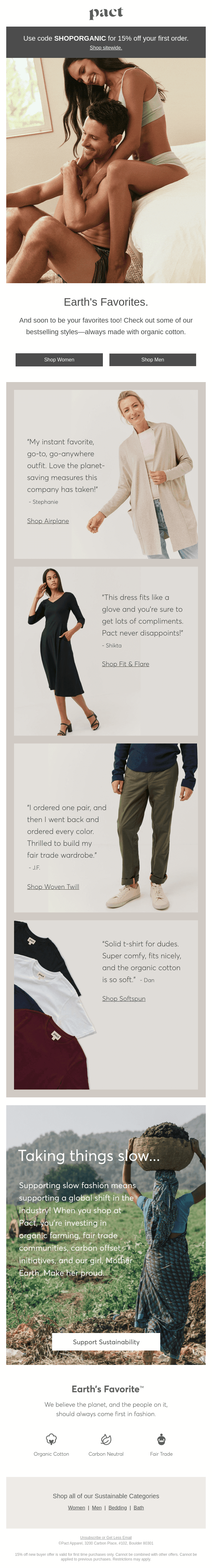 Want 15% off? You got it!