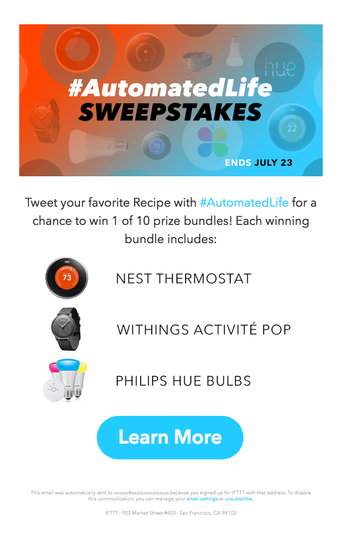 Want to win the #AutomatedLife Sweepstakes?