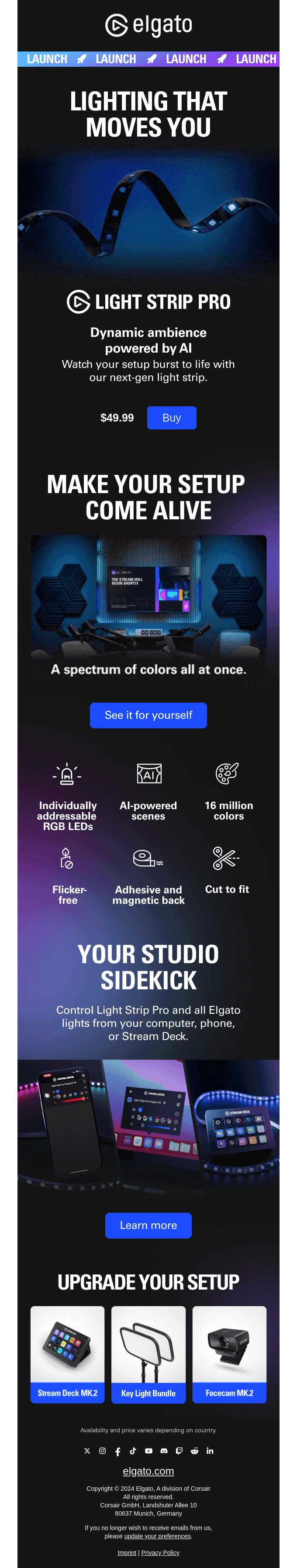 Watch your setup burst to life