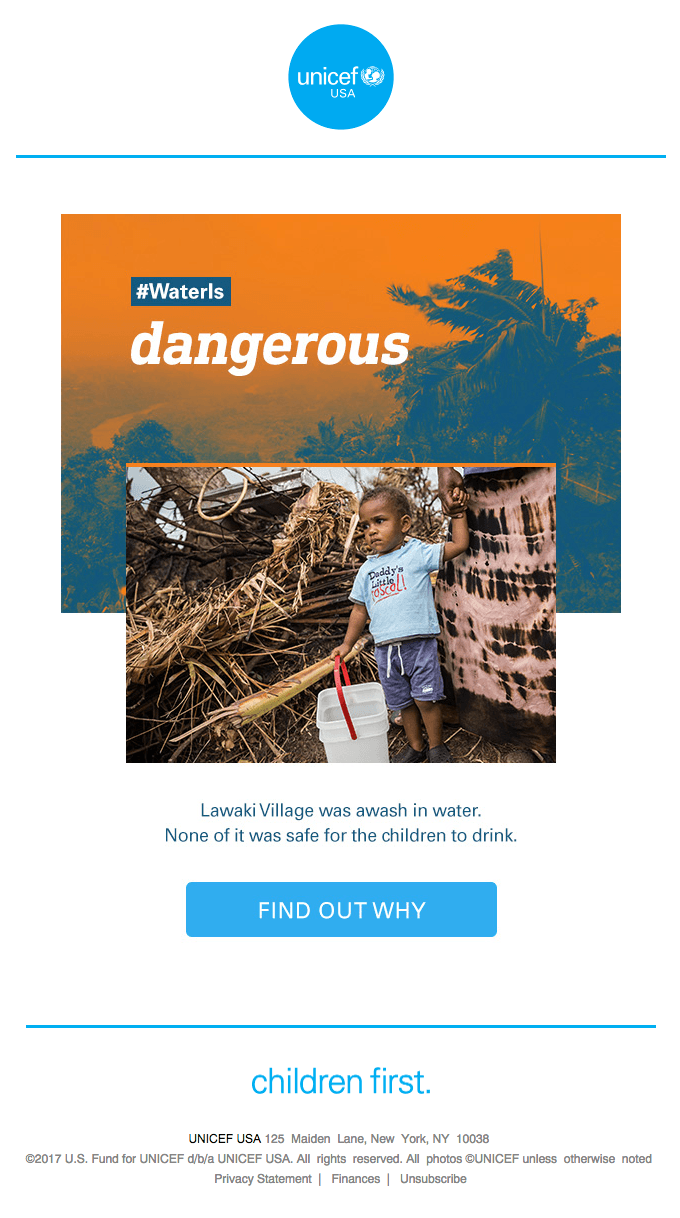 Water is dangerous.