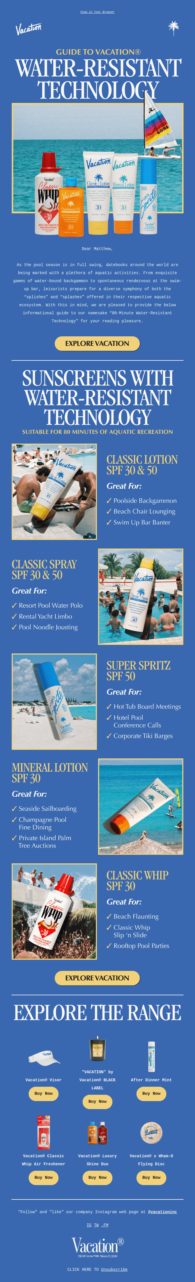 Water-Resistant Technology