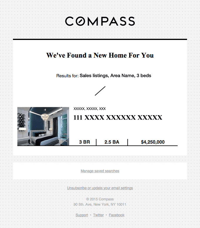 We have 1 new home for you!