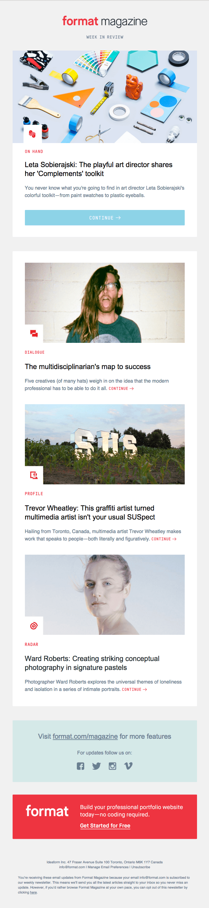 We’ve launched – take a look at the best stories from week one