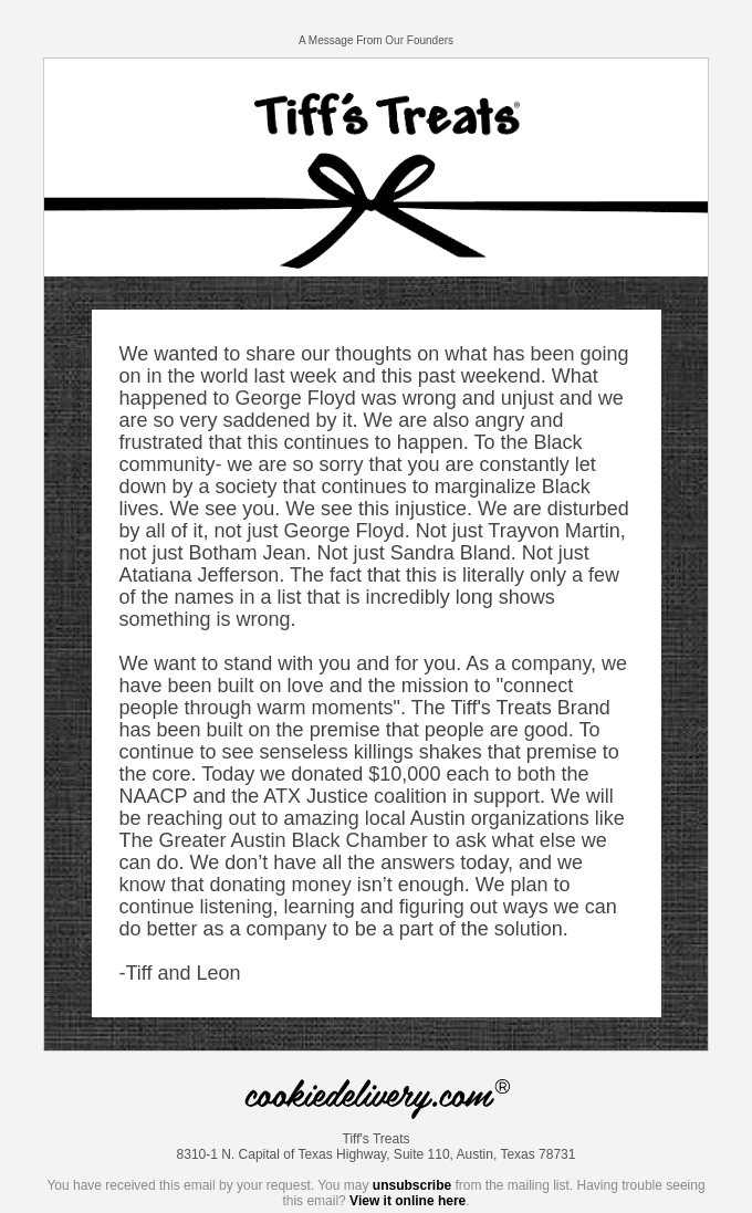 We Stand With You, And For You.