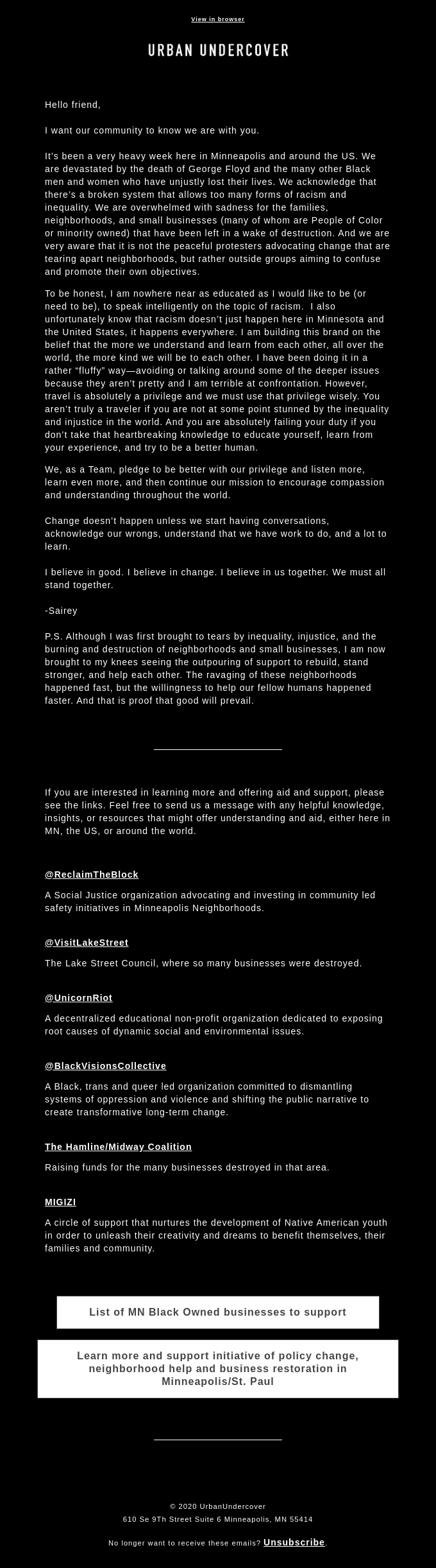 We Stand With You ✊🏼✊🏽✊🏾✊🏿