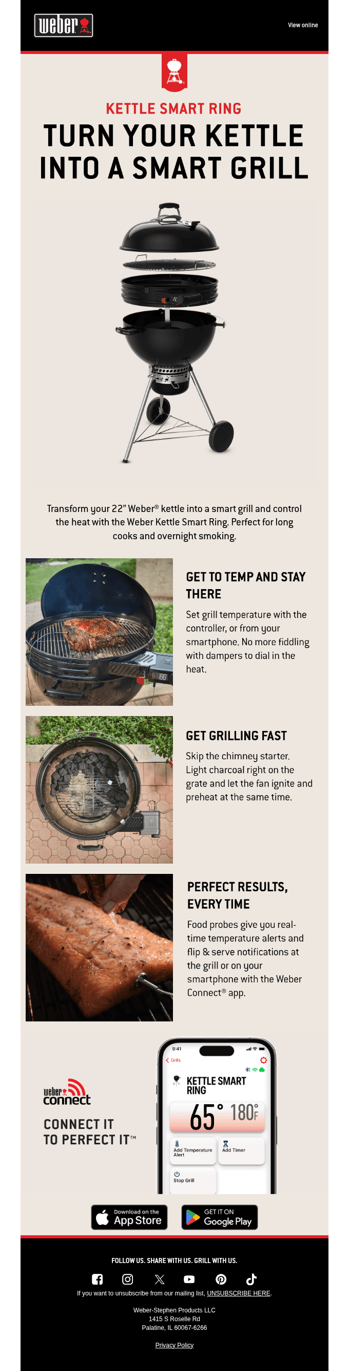 NEW Weber® Kettle Smart Ring