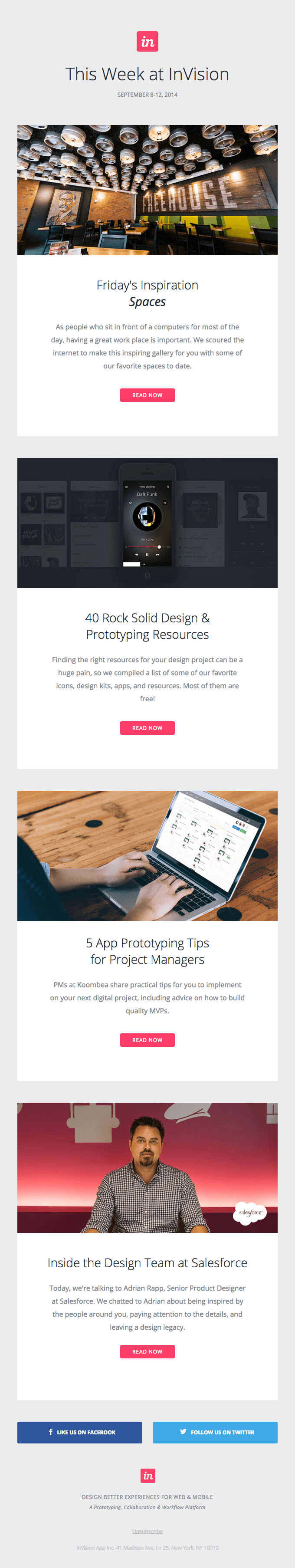 InVision Weekly Digest: Inspiration, Free Resources, Pro Tips and More!
