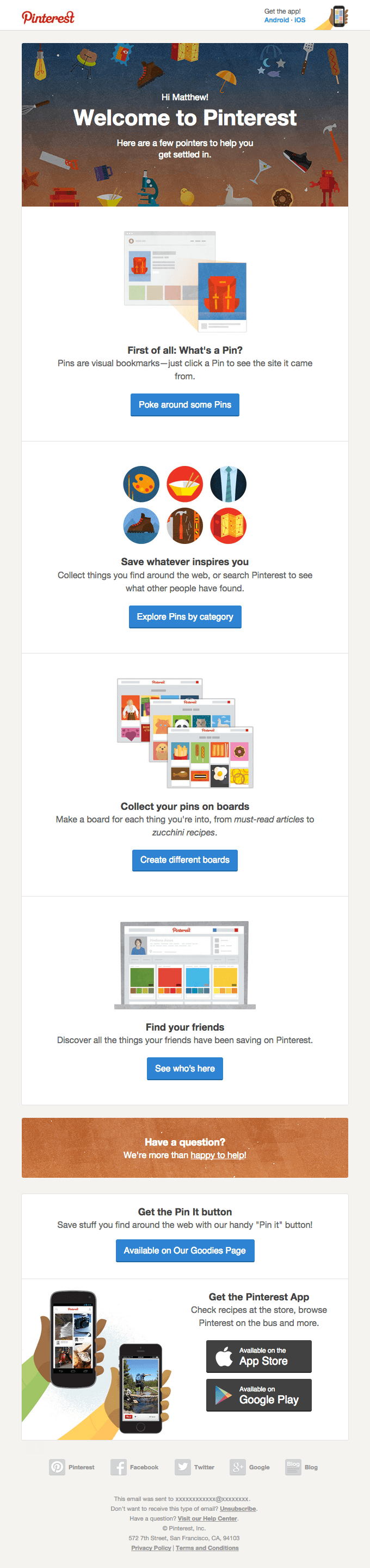 Happy first day of Pinterest!