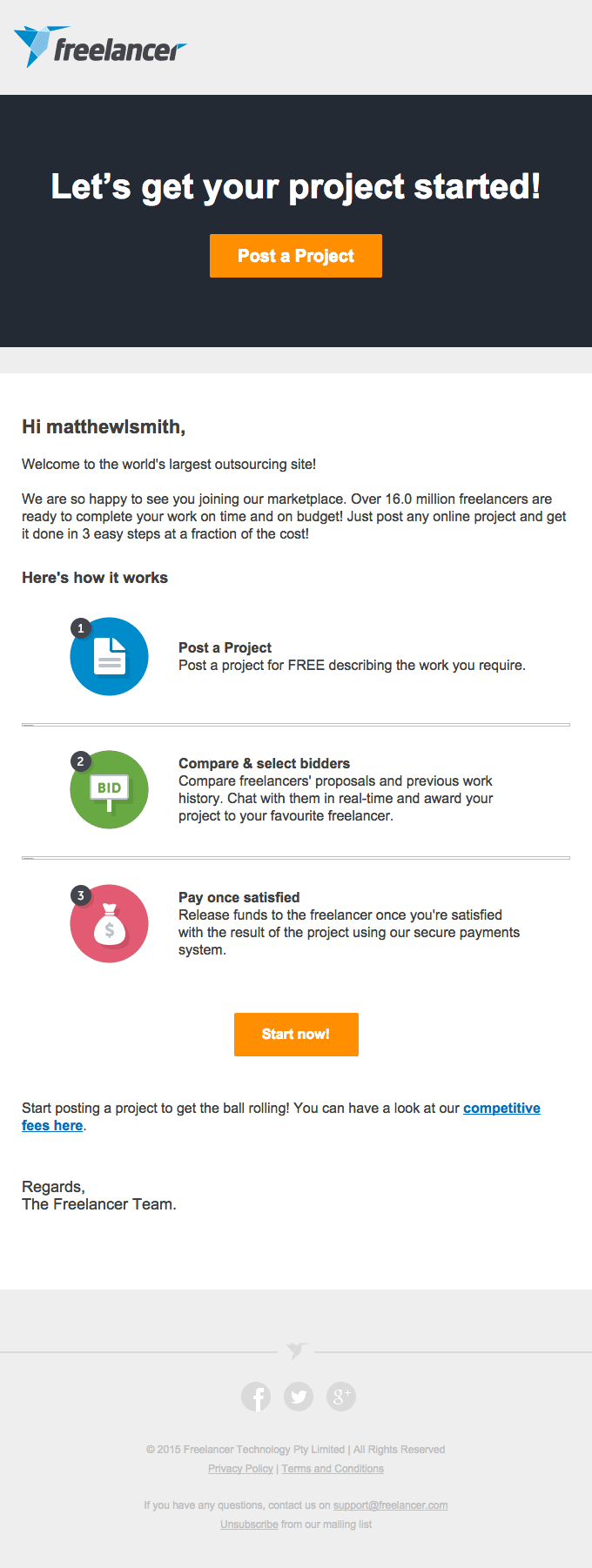 Welcome to Freelancer