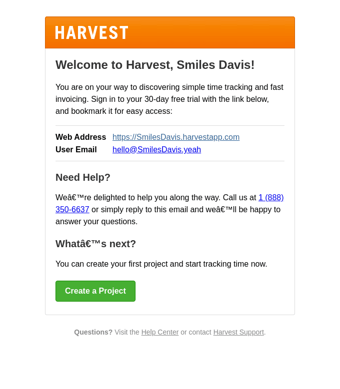 Welcome to Harvest, Smiles Davis