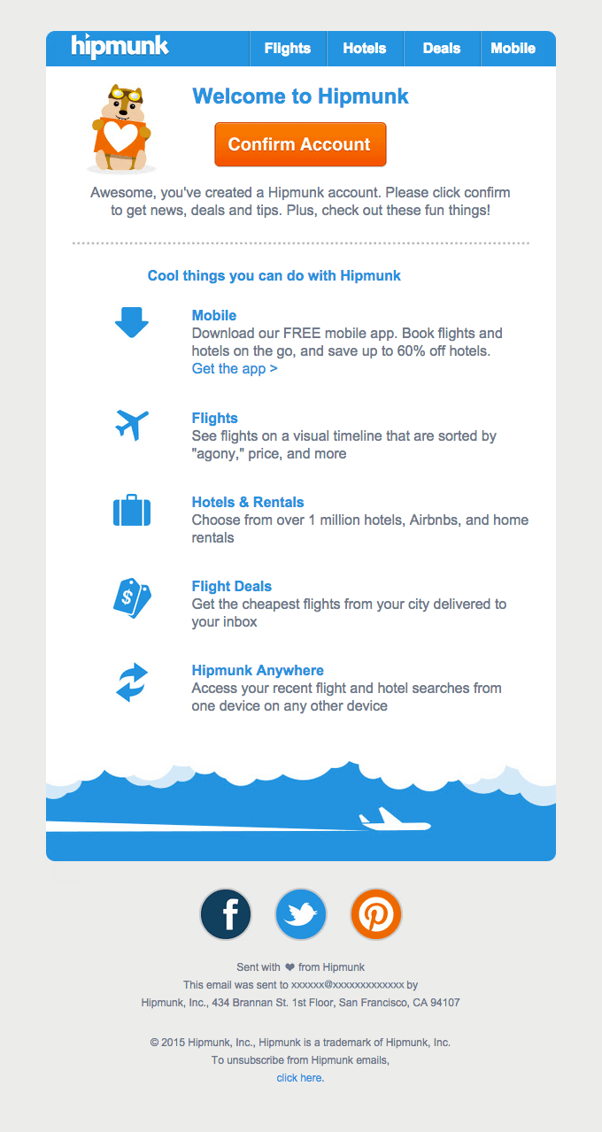 Welcome to Hipmunk!