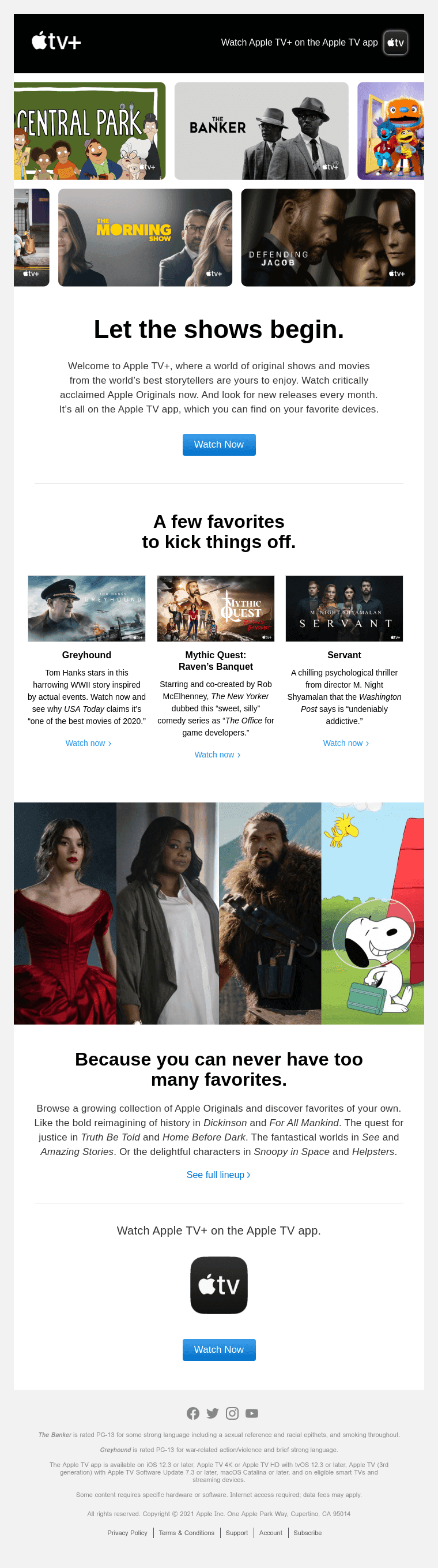 Welcome to Apple TV+