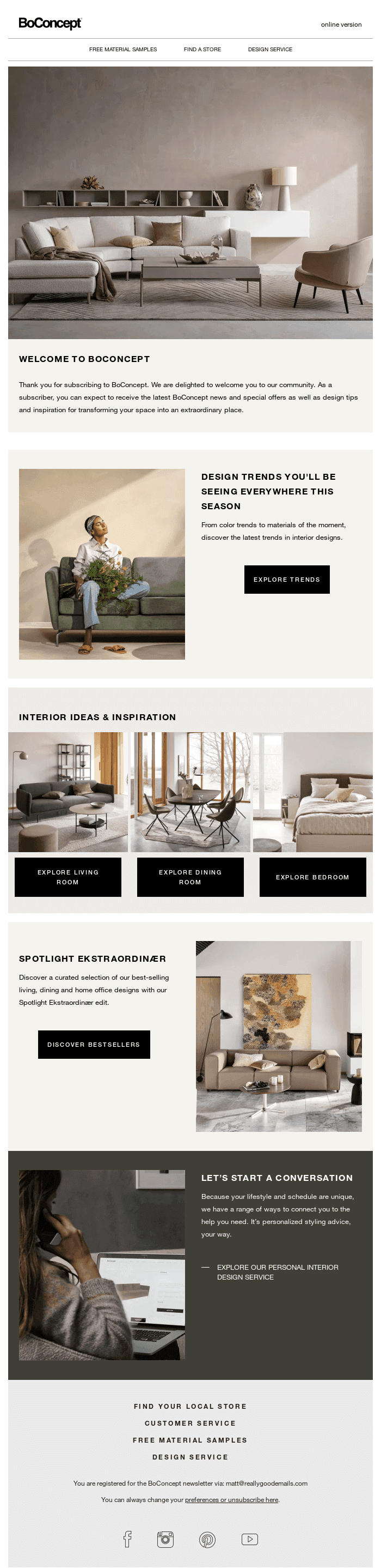 Welcome to BoConcept