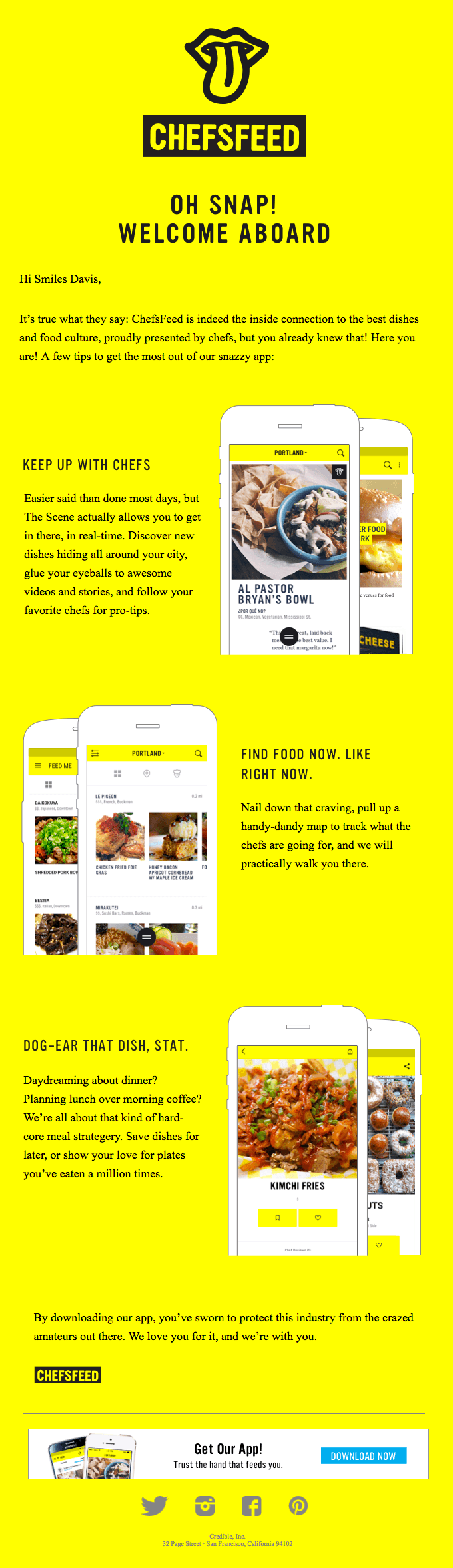 Welcome to ChefsFeed