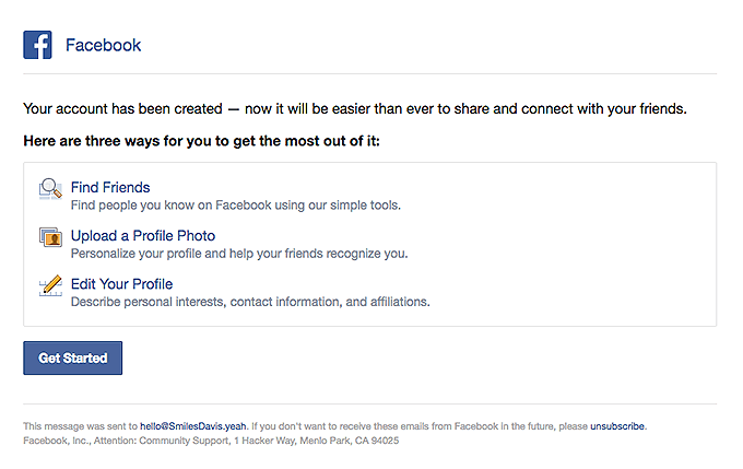 Welcome to Facebook