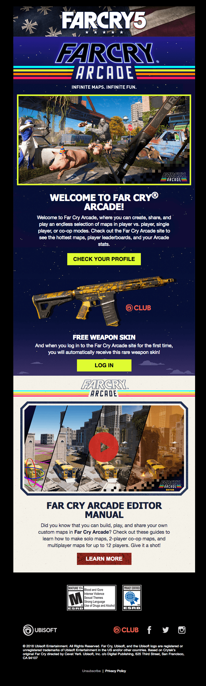Welcome to Far Cry Arcade!