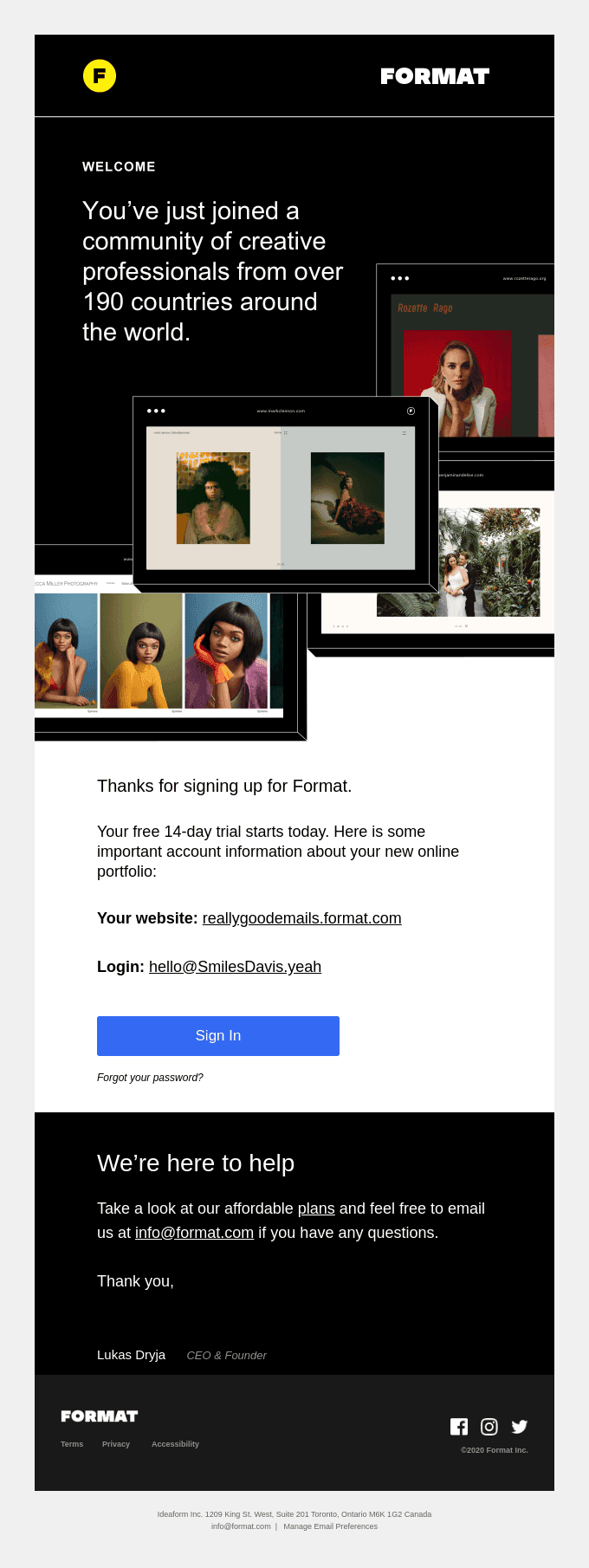 Welcome to Format