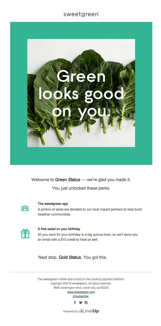 Welcome to green status!