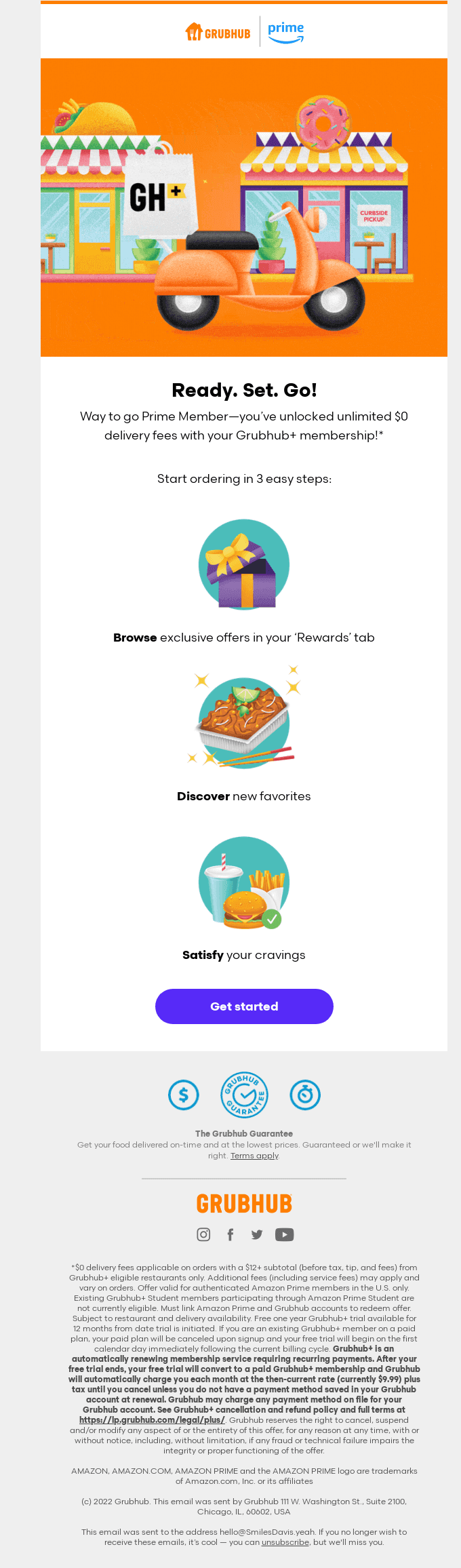Welcome to Grubhub+