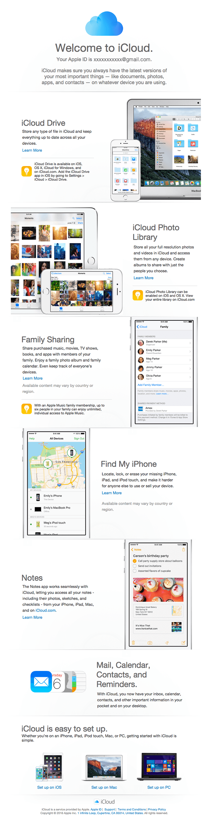 Welcome to iCloud
