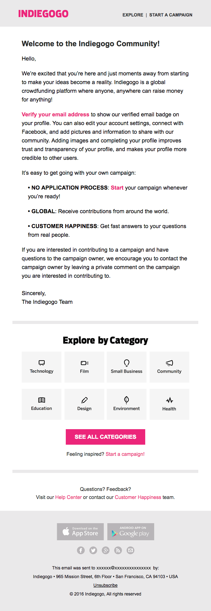 Welcome to Indiegogo