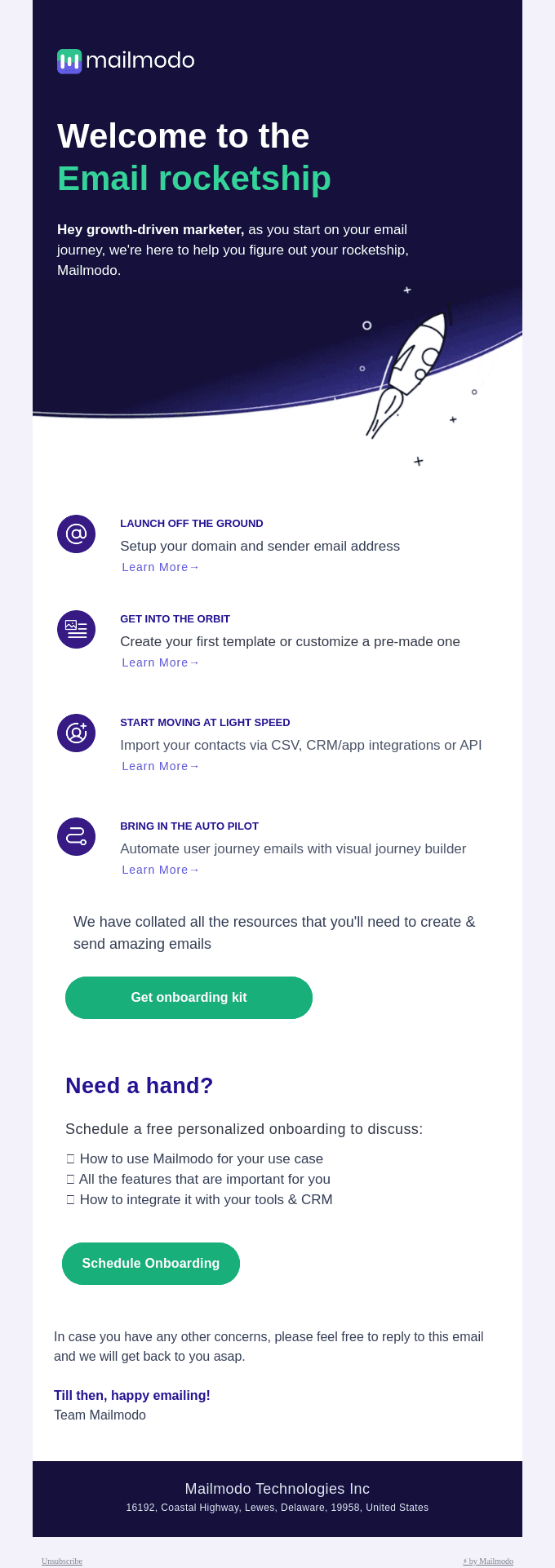 Welcome to Mailmodo ⚡️